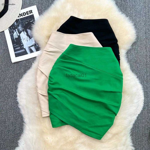 2023 new women's high waist cargo skirt korean style elegant casual office short skirt ladies black green pencil mini skirt l230621
2023 new women's high waist cargo skirt korean style elegant casual office short skirt ladies black green pencil mini skirt l230621