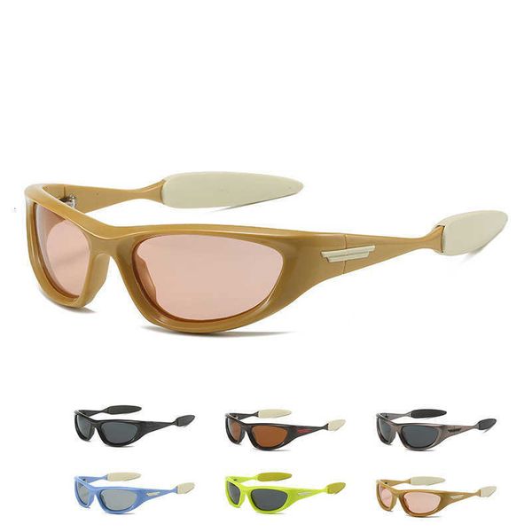 women men sunglasses luxury designer fashion new y2k millennium future polarized street punk style riding with original box, White;black
women men sunglasses luxury designer fashion new y2k millennium future polarized street punk style riding with original box, White;black