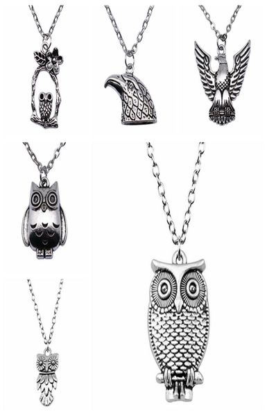 school gifts 1pcs owl eagle pendant necklace women 435cm chains4678305, Silver
school gifts 1pcs owl eagle pendant necklace women 435cm chains4678305, Silver