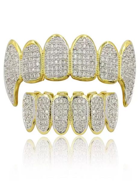 18k gold silver color hip hop rapper grillz luxury glaring zircon diamond teeth and bottom grills for men women6989063, Black
18k gold silver color hip hop rapper grillz luxury glaring zircon diamond teeth and bottom grills for men women6989063, Black