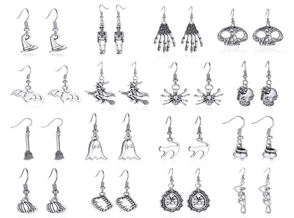 halloween earrings simple retro skull bat spider earrings distressed earrings holiday jewelry5120330, Silver
halloween earrings simple retro skull bat spider earrings distressed earrings holiday jewelry5120330, Silver