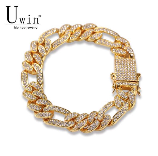 uwin figaro link bracelet 13mm cuban iced out rhinestones fashion hip hop punk style gold silver men women jewelry drop 6502736, Golden;silver
uwin figaro link bracelet 13mm cuban iced out rhinestones fashion hip hop punk style gold silver men women jewelry drop 6502736, Golden;silver