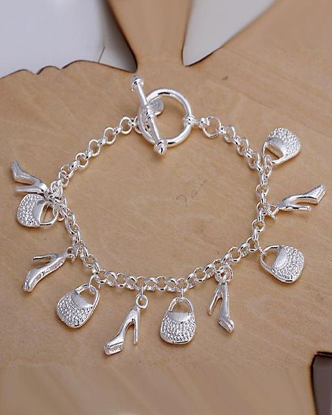 fine 925 sterling silver link braceletxmas new style 925silver bag and shoe chain for men fashion jewelry trendy lovely italy per9806235, Black
fine 925 sterling silver link braceletxmas new style 925silver bag and shoe chain for men fashion jewelry trendy lovely italy per9806235, Black