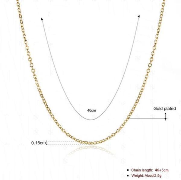 18k gold plated rolo chains necklaces fashion 15mm 18 inch diy pendant brass necklace fine jewelry for women girls6455277, Silver
18k gold plated rolo chains necklaces fashion 15mm 18 inch diy pendant brass necklace fine jewelry for women girls6455277, Silver