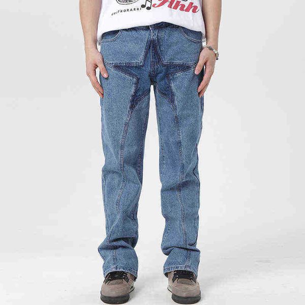 big stars front embroidery washed retro blue jeans pants men's and women's back zipper straight hip hop baggy denim trousers t2208
big stars front embroidery washed retro blue jeans pants men's and women's back zipper straight hip hop baggy denim trousers t2208