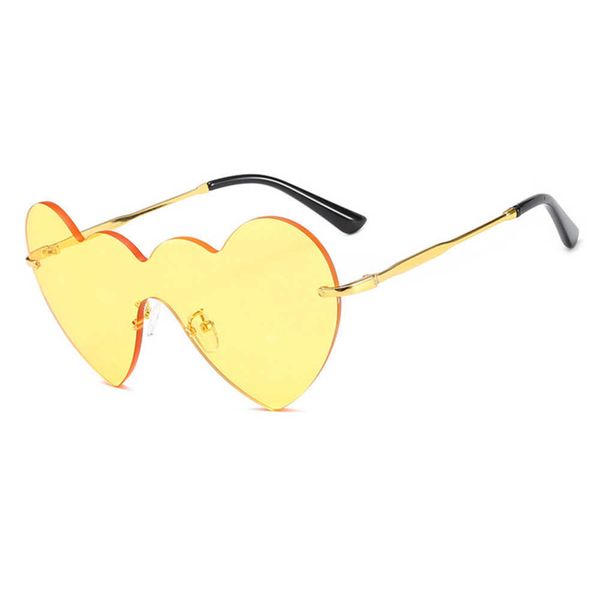 2023 new frameless love one piece metal personalized punk style designer sunglasses brands for women men, White;black
2023 new frameless love one piece metal personalized punk style designer sunglasses brands for women men, White;black
