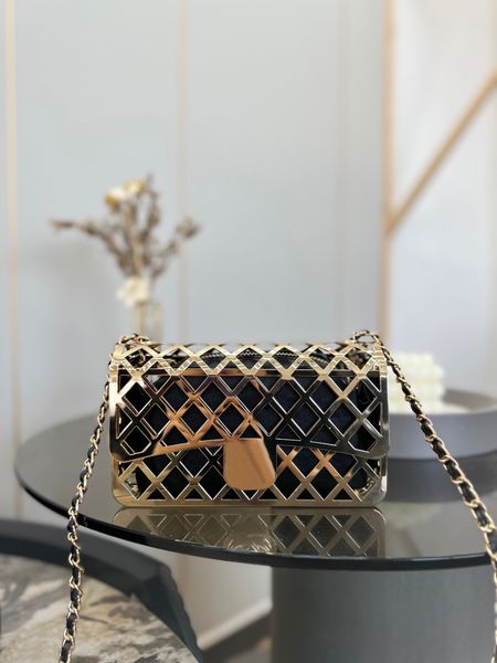 tz designer bags metal cutout box bag mini flap turn lock hollow out golden hardware matelasse chain crossbody shoulder handbags classic van
tz designer bags metal cutout box bag mini flap turn lock hollow out golden hardware matelasse chain crossbody shoulder handbags classic van