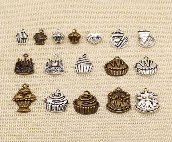60 pieces hand made jewelry accessories parts happy birthday celebration cake cupcake hj0994116855, Bronze;silver
60 pieces hand made jewelry accessories parts happy birthday celebration cake cupcake hj0994116855, Bronze;silver
