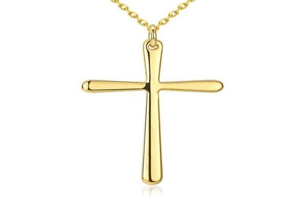 18k gold plated cross pendant necklace fashion jewelry christmas gifts for women good quality 1358720, Silver
18k gold plated cross pendant necklace fashion jewelry christmas gifts for women good quality 1358720, Silver