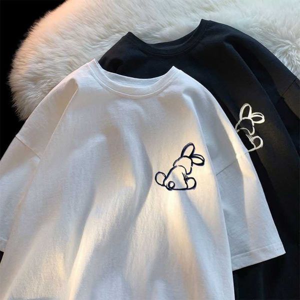 american heavyweight cotton short sleeve t-shirt for men in 2023 summer small design sensibility couple fashion brand half sleeve t-shirt, White;black
american heavyweight cotton short sleeve t-shirt for men in 2023 summer small design sensibility couple fashion brand half sleeve t-shirt, White;black