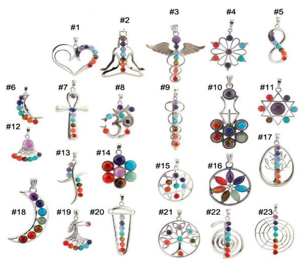jln seven chakra reiki pendant multi styles yoga healing health amulet energy stone necklace with 18 inches brass chain3884731, Silver
jln seven chakra reiki pendant multi styles yoga healing health amulet energy stone necklace with 18 inches brass chain3884731, Silver
