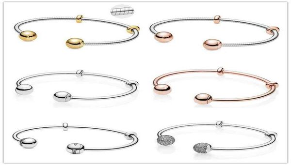 925 sterling silver rose gold moments snake chain style open bangle bracelet fit bead charm diy pandora jewelry3364567, Golden;silver
925 sterling silver rose gold moments snake chain style open bangle bracelet fit bead charm diy pandora jewelry3364567, Golden;silver