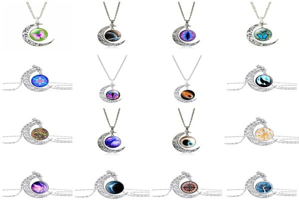 women039s fashion assorted hollow carved moon gemstone pendant jewelry necklaces for party giftswith chain8693655, Silver
women039s fashion assorted hollow carved moon gemstone pendant jewelry necklaces for party giftswith chain8693655, Silver