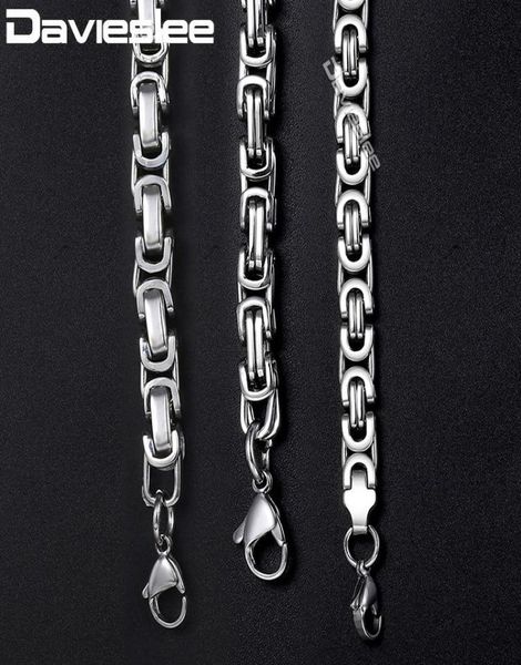 davieslee mens necklaces chains silver tone stainless steel byzantine chain necklace for men jewelry fashion gift 57mm lknn21fact9569129
davieslee mens necklaces chains silver tone stainless steel byzantine chain necklace for men jewelry fashion gift 57mm lknn21fact9569129