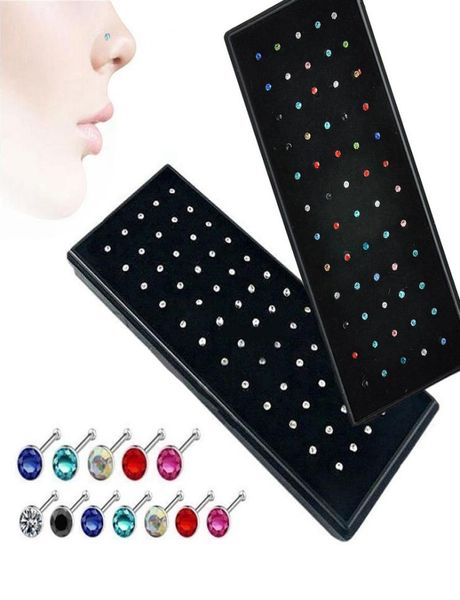 crystal rhinestone nose stud stainless surgical nose piercing stud superfine ear bone needle earrings body jewelry6604457, Silver
crystal rhinestone nose stud stainless surgical nose piercing stud superfine ear bone needle earrings body jewelry6604457, Silver