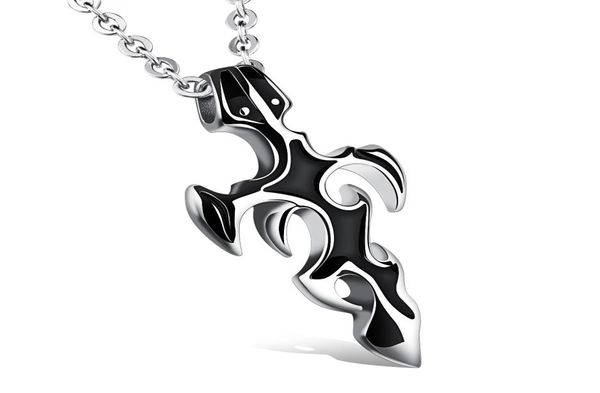 chinese style sword symbol pendant necklace for men cross jewelry titanium steel necklace cowboy anti allergy boyfriend gift2621764, Silver
chinese style sword symbol pendant necklace for men cross jewelry titanium steel necklace cowboy anti allergy boyfriend gift2621764, Silver