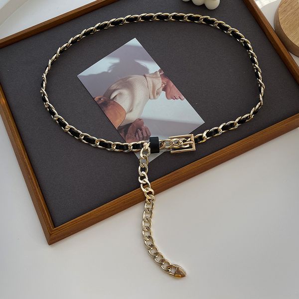 trendy brand jewelry leather chain belt bracelet for women stainless steel bracelet version 2, Golden;silver
trendy brand jewelry leather chain belt bracelet for women stainless steel bracelet version 2, Golden;silver