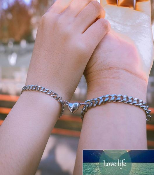 2pcsset heart shaped magnet attraction bracelet for couples stainless steel cuba chain men039s and women039s charm jewelry 5245943, Golden;silver
2pcsset heart shaped magnet attraction bracelet for couples stainless steel cuba chain men039s and women039s charm jewelry 5245943, Golden;silver