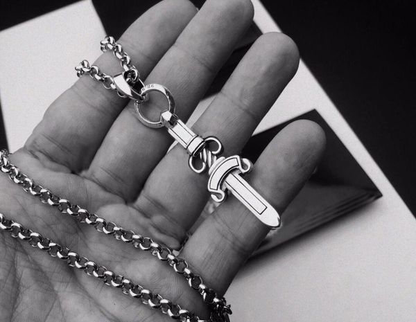 fashion stainless steel pendant necklace chain bijoux for mens and women trend personality punk cross style lovers gift hip hop je4473818, Silver
fashion stainless steel pendant necklace chain bijoux for mens and women trend personality punk cross style lovers gift hip hop je4473818, Silver