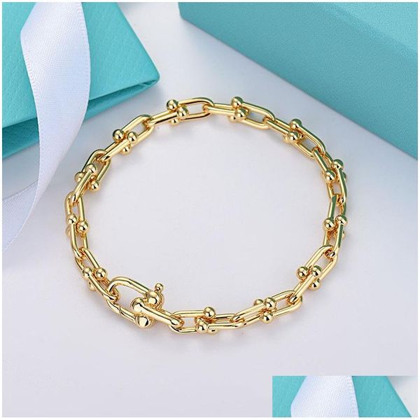 charm bracelets 18k gold double bracelet for women fashion luxury esigner ol style bangle party jewelry drop delivery dhdfp, Golden;silver
charm bracelets 18k gold double bracelet for women fashion luxury esigner ol style bangle party jewelry drop delivery dhdfp, Golden;silver