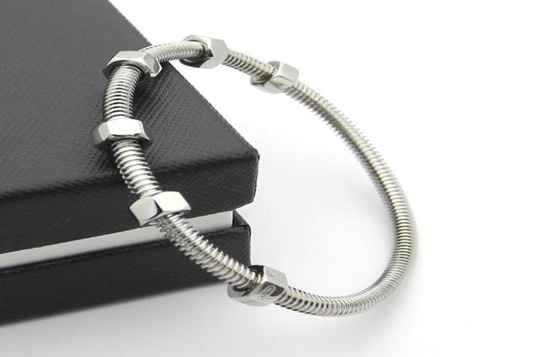 factory 2017 new 6 screw bracelets men and women lovers thread titanium bracelet9492786, Black
factory 2017 new 6 screw bracelets men and women lovers thread titanium bracelet9492786, Black