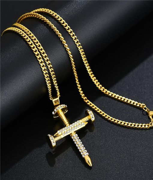 punk cross nails styling necklaces pendants hip hop harajuku streetwear cross choker women nightclub jewelry1482984, Silver
punk cross nails styling necklaces pendants hip hop harajuku streetwear cross choker women nightclub jewelry1482984, Silver