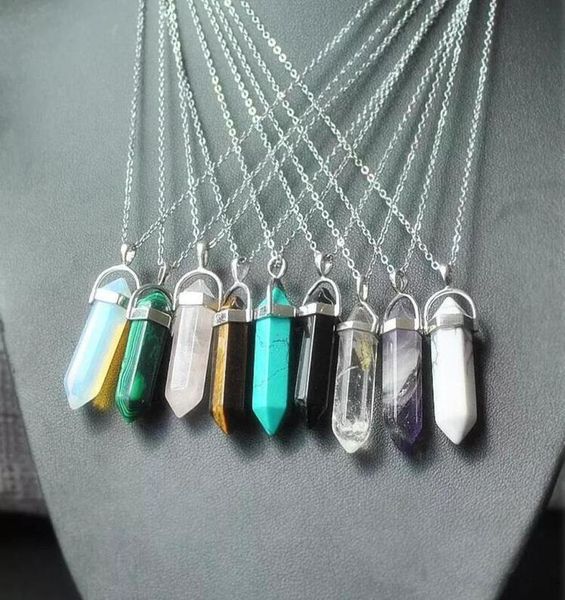 punk stone jewelry druzy drusy necklace stainless steel chains hexagonal prism natural stone cross pendant necklaces9178579, Silver
punk stone jewelry druzy drusy necklace stainless steel chains hexagonal prism natural stone cross pendant necklaces9178579, Silver