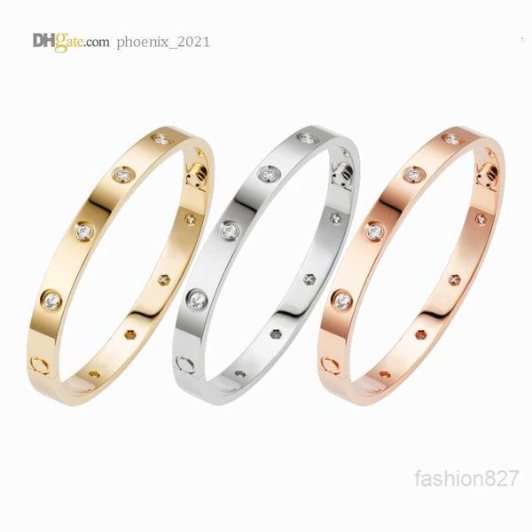 bangle designer bracelets screw bracelet 10 diamonds luxury jewelry fashion accessories steel gold-plated gold/silver/rose gold never fade n, Black
bangle designer bracelets screw bracelet 10 diamonds luxury jewelry fashion accessories steel gold-plated gold/silver/rose gold never fade n, Black