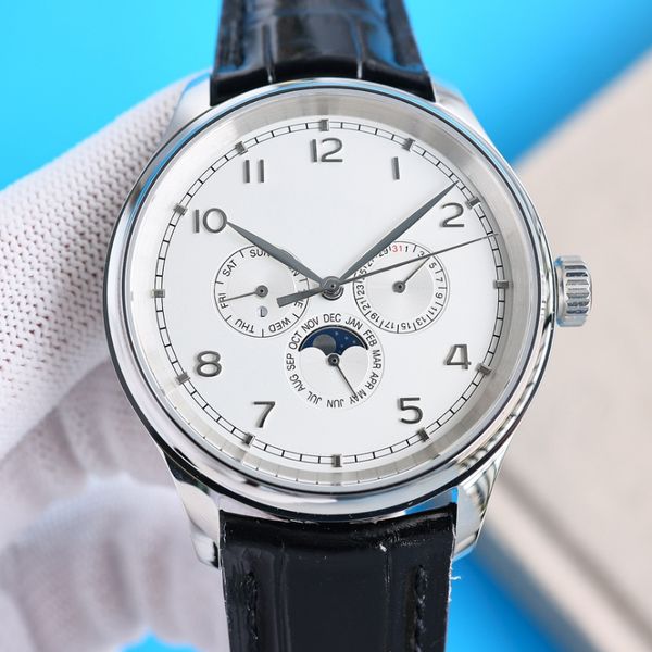 men's watches designer watches automatic machinery zf new portuguese series perpetual calendar waterproof sports luxury watch aaaaa bel, Slivery;brown
men's watches designer watches automatic machinery zf new portuguese series perpetual calendar waterproof sports luxury watch aaaaa bel, Slivery;brown