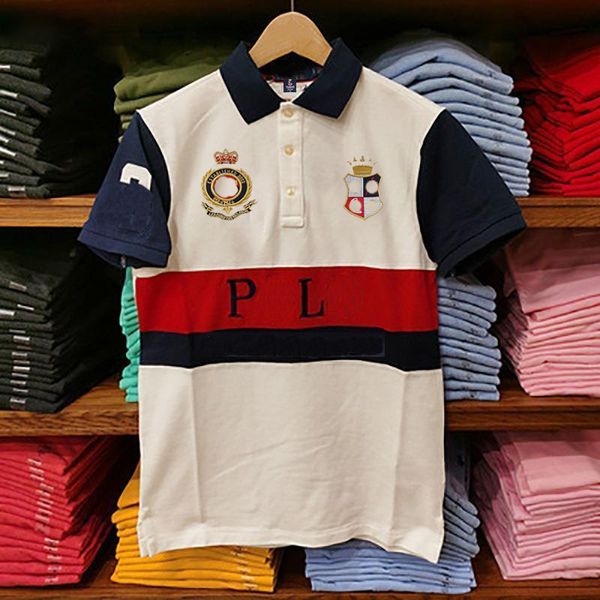 new cotton polo shirt for men new royal casual short sleeve splicing foreign trade fashion european code casual color contrast, White;black
new cotton polo shirt for men new royal casual short sleeve splicing foreign trade fashion european code casual color contrast, White;black