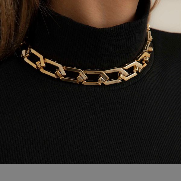 strands shixin ccb material punk thick chain necklace on neck hip hop chunky short choker fashion for women 2023 statement gift 230613, Black
strands shixin ccb material punk thick chain necklace on neck hip hop chunky short choker fashion for women 2023 statement gift 230613, Black