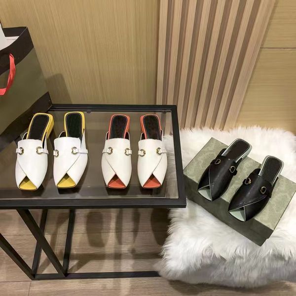 half slippers lady casual designer sandals low thick heels shoes soft leather beach lazy sandals high heeled shoes black white 3 styles size
half slippers lady casual designer sandals low thick heels shoes soft leather beach lazy sandals high heeled shoes black white 3 styles size