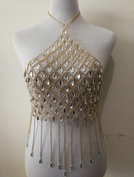 fashion style wrb1016 women gold chains acrylic beads necklace bra costume body wear chain crop party jewelry8582298, Silver
fashion style wrb1016 women gold chains acrylic beads necklace bra costume body wear chain crop party jewelry8582298, Silver