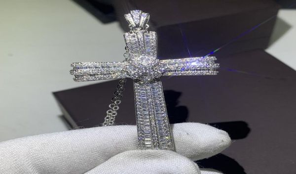2020 new fashion jewelry 925 sterling silver cross pendant full white sapphire cz diamond gemstones lucky women wedding clavicle n5201111
2020 new fashion jewelry 925 sterling silver cross pendant full white sapphire cz diamond gemstones lucky women wedding clavicle n5201111