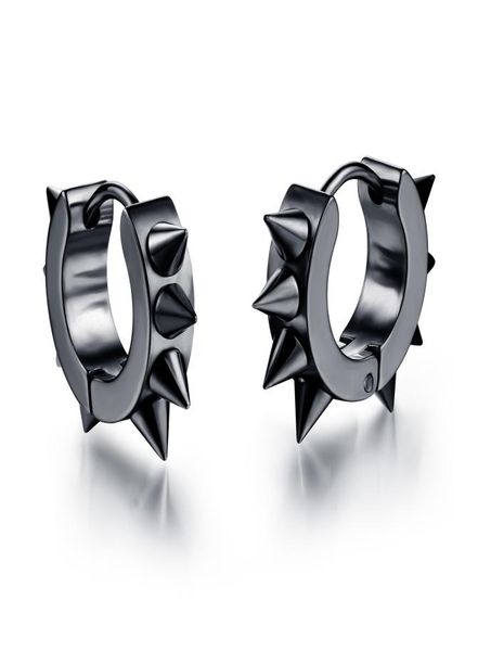 men women spikes studded 316l stainless steel punk spiky round huggie hoop earrings 1pair3974258, Golden;silver
men women spikes studded 316l stainless steel punk spiky round huggie hoop earrings 1pair3974258, Golden;silver