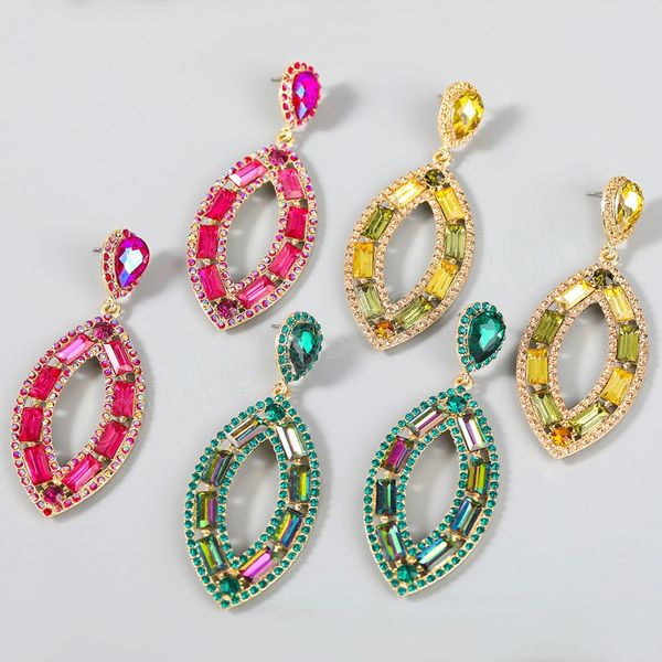 fashion metal rhinestone glass geometric earrings women's creative dangle earrings party accessories, Silver
fashion metal rhinestone glass geometric earrings women's creative dangle earrings party accessories, Silver