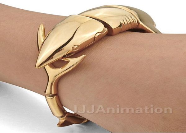 highquality new stylish men039s gothic shark bracelet solid gold silver 316l stainless steel animal bangle punk rock jewelry7863268, Black
highquality new stylish men039s gothic shark bracelet solid gold silver 316l stainless steel animal bangle punk rock jewelry7863268, Black