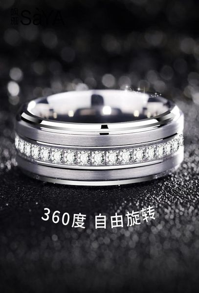 cluster rings men039s ring 8mm wide white tungsten carbide fashion jewelry with cz gemstone rotating ring luxury mens4694244, Golden;silver
cluster rings men039s ring 8mm wide white tungsten carbide fashion jewelry with cz gemstone rotating ring luxury mens4694244, Golden;silver