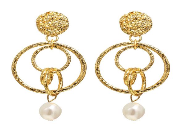 new arrival round fashion pearl pendant earring for women gold creative hoop earrings modern jewelry gifts8677519, Silver
new arrival round fashion pearl pendant earring for women gold creative hoop earrings modern jewelry gifts8677519, Silver