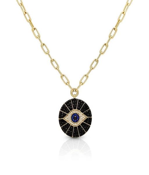 gold filled black cubic zirconia round coin evil eye pendant necklace wide open link chain for women 2010144699978, Silver
gold filled black cubic zirconia round coin evil eye pendant necklace wide open link chain for women 2010144699978, Silver
