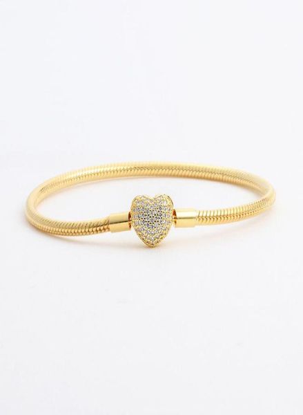 18k yellow gold plated cz diamond heart bracelets original box set for pandora 925 silver snake chain bracelet for women wedding j9565960, Golden;silver
18k yellow gold plated cz diamond heart bracelets original box set for pandora 925 silver snake chain bracelet for women wedding j9565960, Golden;silver