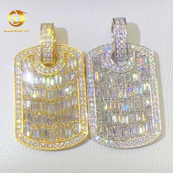 pass diamond tester emerald cut lab diamond pendant iced out jewelry custom dog tag s925 silver necklace pendant hip hop
pass diamond tester emerald cut lab diamond pendant iced out jewelry custom dog tag s925 silver necklace pendant hip hop