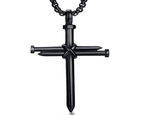 titanium steel nail cross prayer mens necklace pendant punk style personality male necklaces jewelry gift 4 colors4575483, Silver
titanium steel nail cross prayer mens necklace pendant punk style personality male necklaces jewelry gift 4 colors4575483, Silver