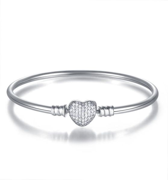 new authentic 925 sterling silver pave love heart crystal clasp clip basic bracelet bangle fit women diy pan beads charm jewelry7405628, Black
new authentic 925 sterling silver pave love heart crystal clasp clip basic bracelet bangle fit women diy pan beads charm jewelry7405628, Black