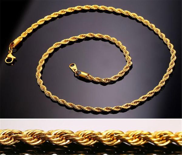 gold chains fashion stainless steel hip hop jewelry rope chain mens necklace1897159, Silver
gold chains fashion stainless steel hip hop jewelry rope chain mens necklace1897159, Silver