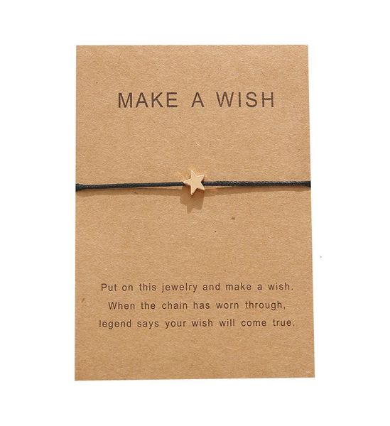 blessing card bracelet concise card fivepointed star manual weave bracelet hand decorate6544799, Golden;silver
blessing card bracelet concise card fivepointed star manual weave bracelet hand decorate6544799, Golden;silver