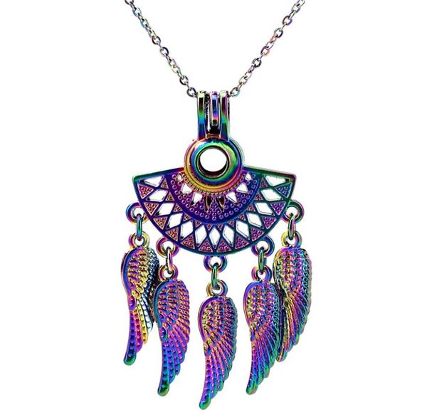 c842 colors rainbow color fan shapes filigree bohemian leaf stainless steel chain luck gift essential oils diffuser4619070, Silver
c842 colors rainbow color fan shapes filigree bohemian leaf stainless steel chain luck gift essential oils diffuser4619070, Silver