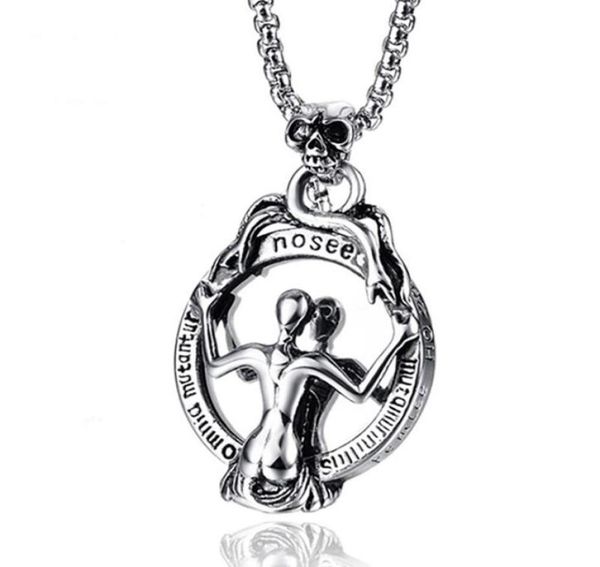 pendant necklaces stainless steel vintage mirror devil skull punk rock necklace jewelry gift for him with chain8835385, Silver
pendant necklaces stainless steel vintage mirror devil skull punk rock necklace jewelry gift for him with chain8835385, Silver