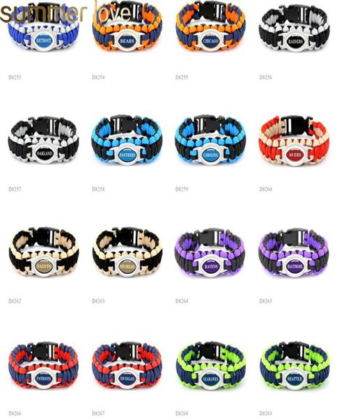 outdoor survival bracelets football team camping umbrella rope braided bracelet selfrescue bracelet mountain climbing emergency b7539824, Golden;silver
outdoor survival bracelets football team camping umbrella rope braided bracelet selfrescue bracelet mountain climbing emergency b7539824, Golden;silver