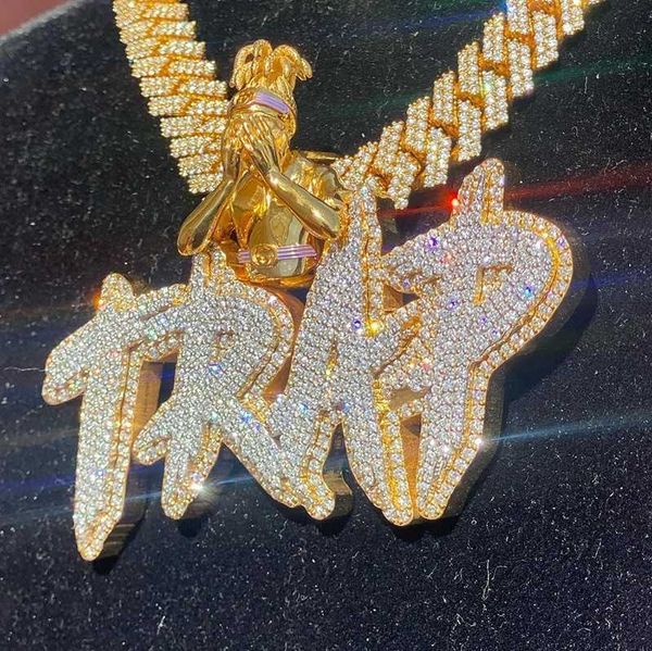 custom hip hop pendant lively lifelike initial letter iced out pendant for women, Silver
custom hip hop pendant lively lifelike initial letter iced out pendant for women, Silver